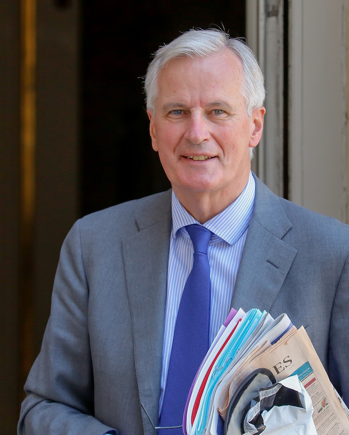 France. Paris le 2017/07/21 Michel Barnier négociateur en chef de la Commission Europeenne charge de la conduite des négociations avec le RoyaumeUnis suite au Brexit est recu a Hotel de Matignon par le Premier Ministre. Michel Barnier portrait